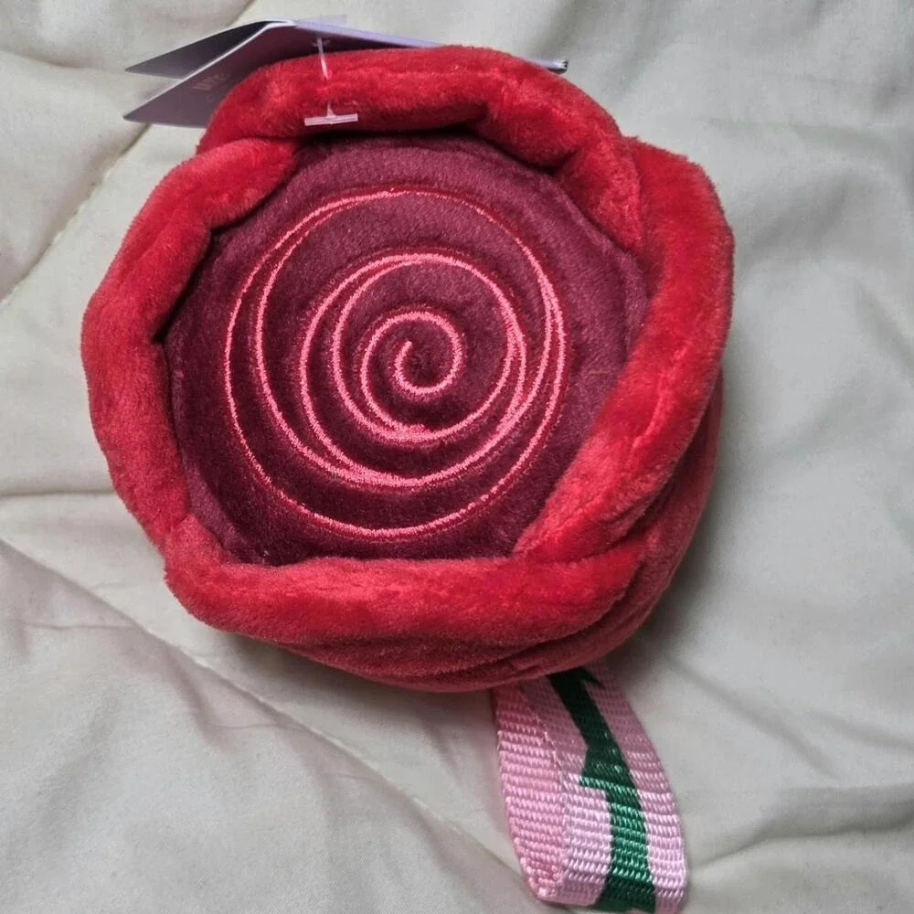 Bark Box Toss The Boopquet Bouquet Red Rose Flowers Plush M/L Dog Toy NWT